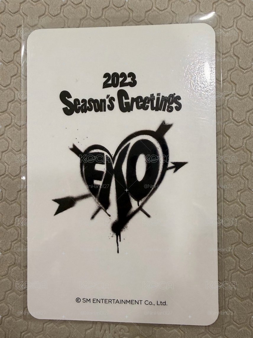 都敬秀🐧嘟2023 年曆season's greeting閉眼小卡