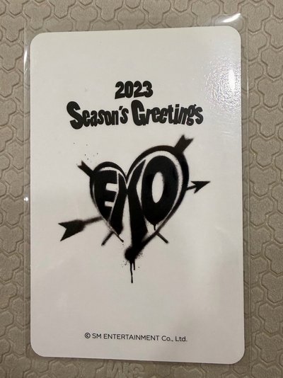 都敬秀🐧嘟2023 年曆season's greeting閉眼小卡