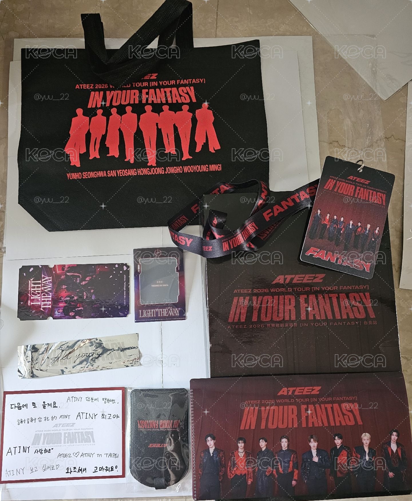 IN YOUR FANTASY尚入場卡+FANTASY VIP禮包+vr海報票卡卡夾
