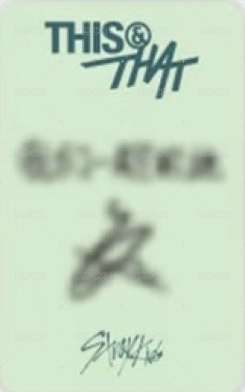 THIS & THAT sr 2.0 簽售卡  背面