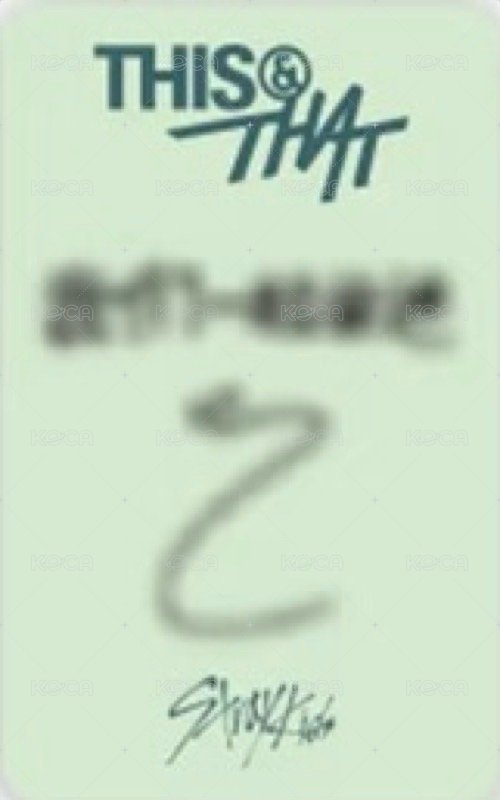 THIS & THAT sr 2.0 簽售卡  背面