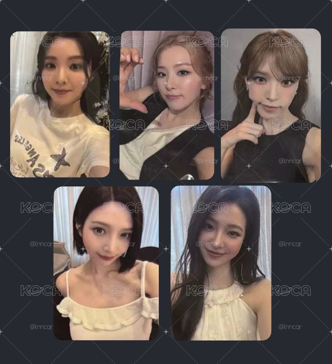 Red Velvet k4 簽售卡 一套