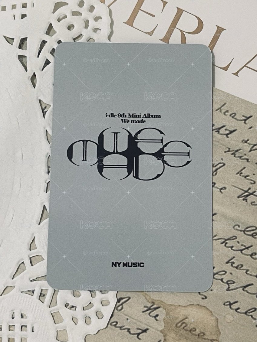  【無包手】We made ny 1.0 特典卡 B版 刷 嘟嘴刷 wink