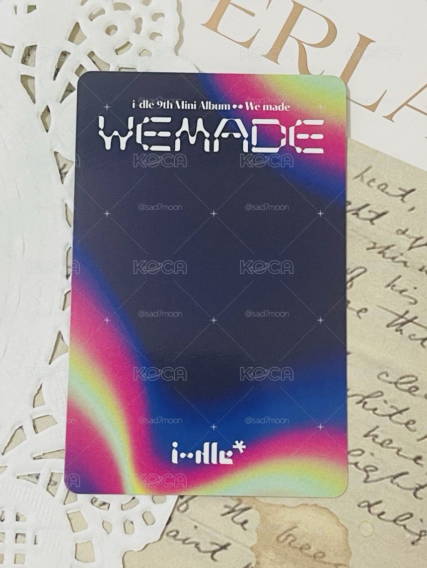  【無包手】We made POCA ver. 專輯卡  琦
