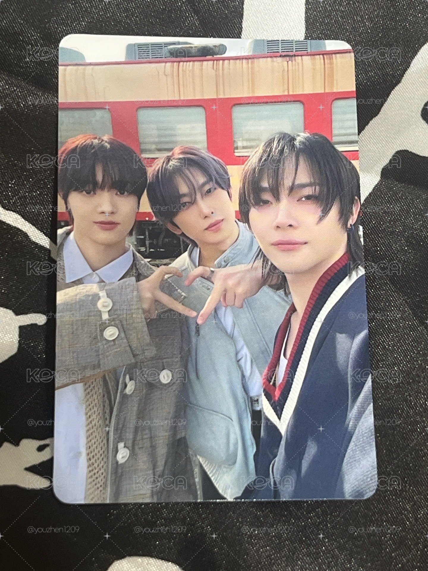 五月雨 專輯卡 三人小卡EJ&Fuma&Nico