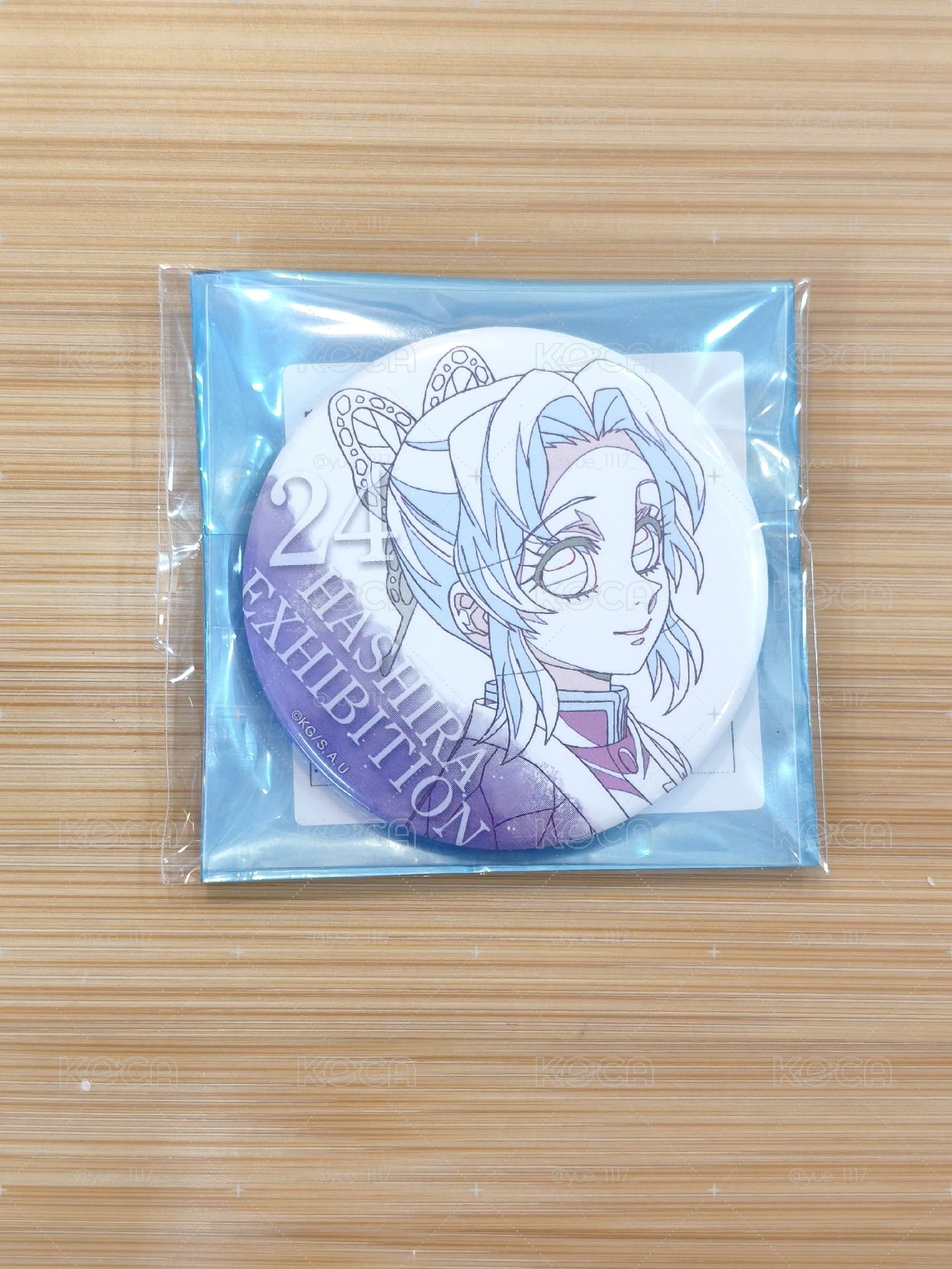 鬼滅之刃 胡蝶忍 柱展情緒徽章24號