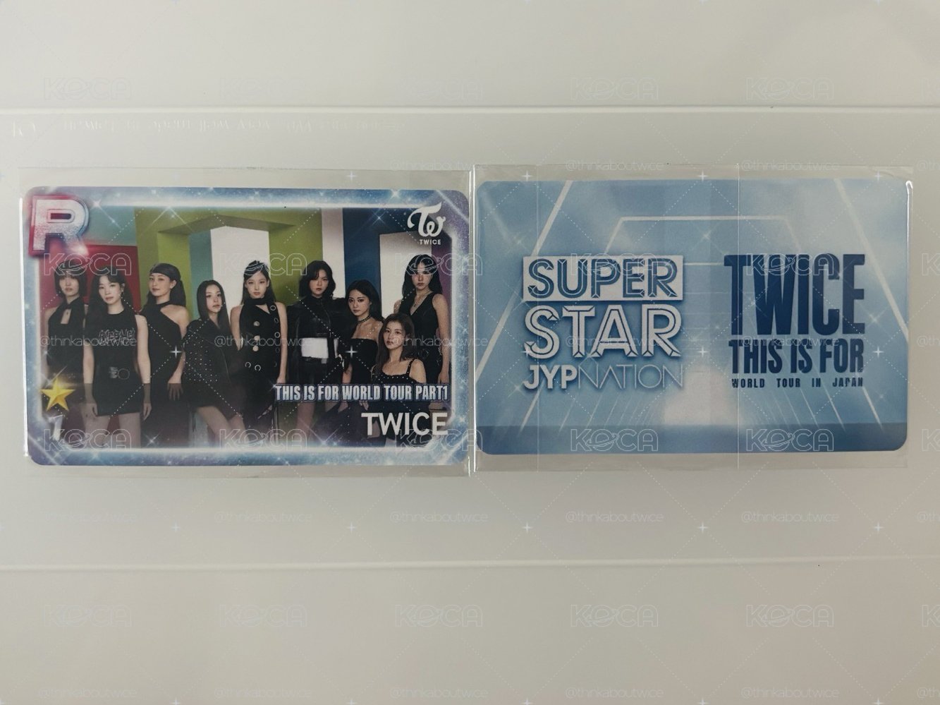 TWICE THIS IS FOR SSJYP 遊戲卡 團卡