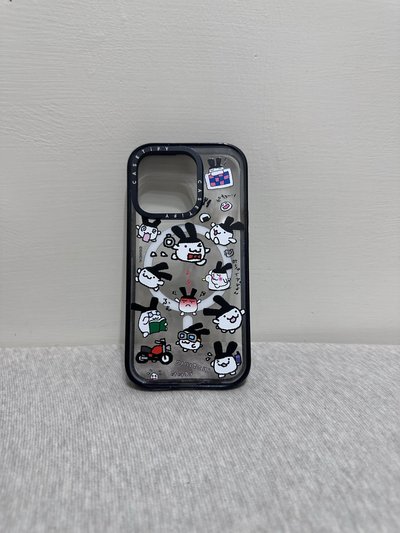 Tamagotchi Mimitchi MagSafe 兼容強悍防摔立架手機殼14Pro（二手有正常使用痕跡）