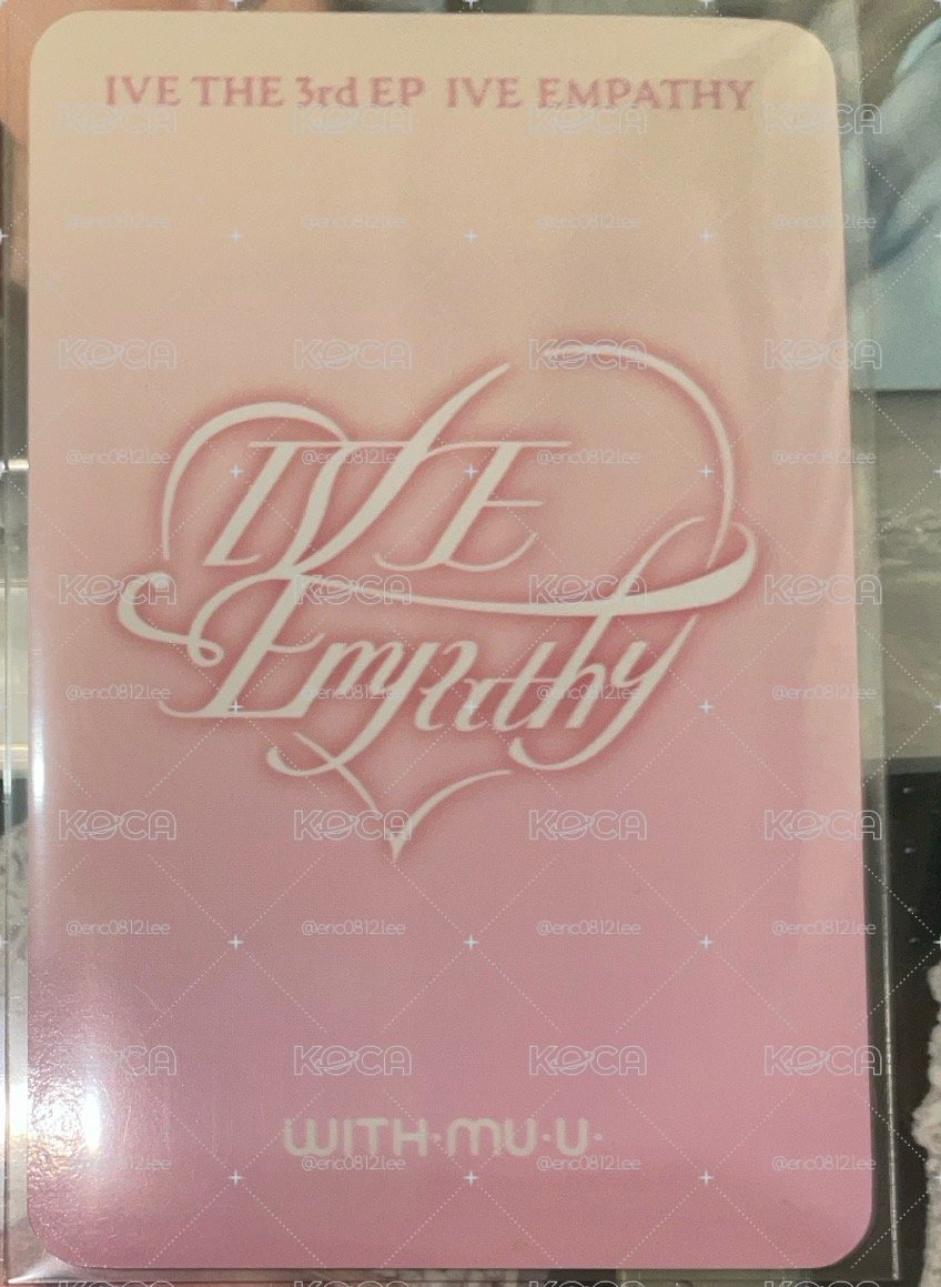 IVE EMPATHY wm 1.0 簽售卡 