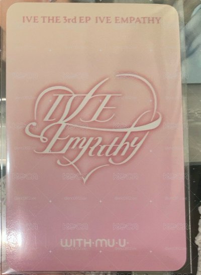 IVE EMPATHY wm 1.0 簽售卡 