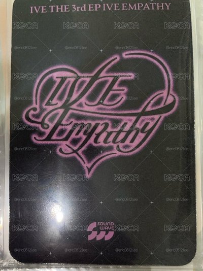 IVE EMPATHY sw 特典卡 1.0預售栗