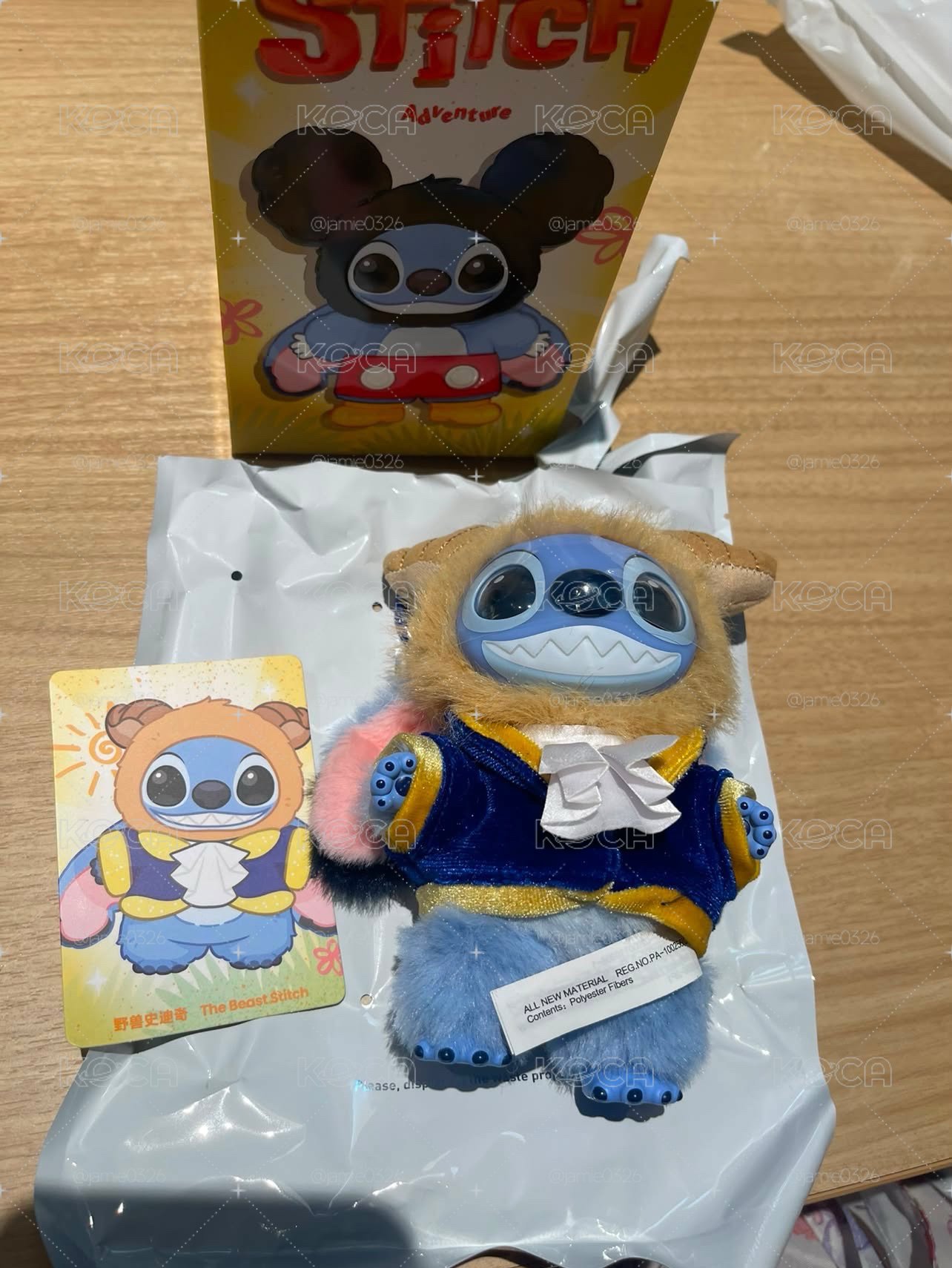 史迪奇穿越系列 野獸史迪奇 吊飾 