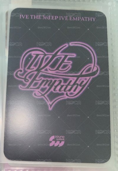 IVE EMPATHY sw 特典卡 1.0預售