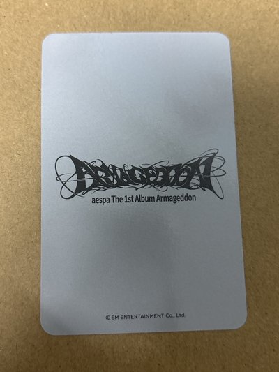 正規一 sm 特典卡 預售冬 手機冬