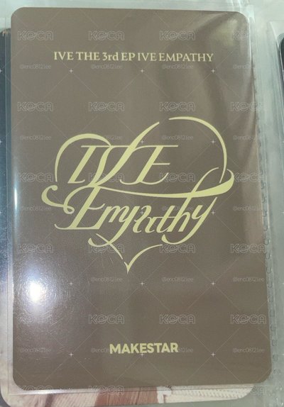 IVE EMPATHY ms 1.0 特典卡 被子栗