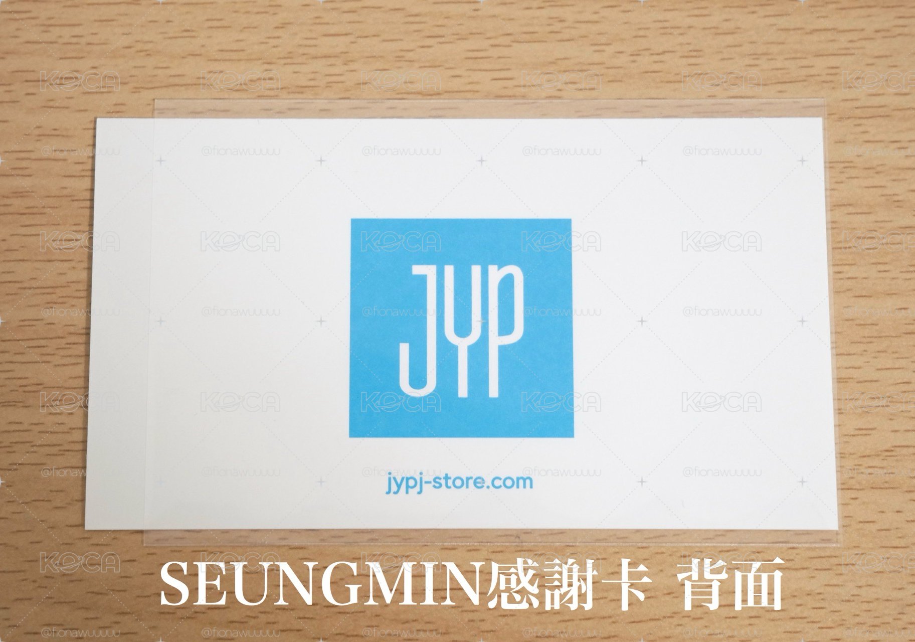 Stray Kids SEUNGMIN 感謝卡