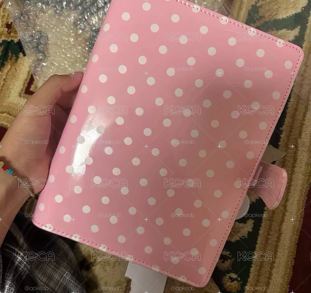 粉色波點卡冊+20張內頁