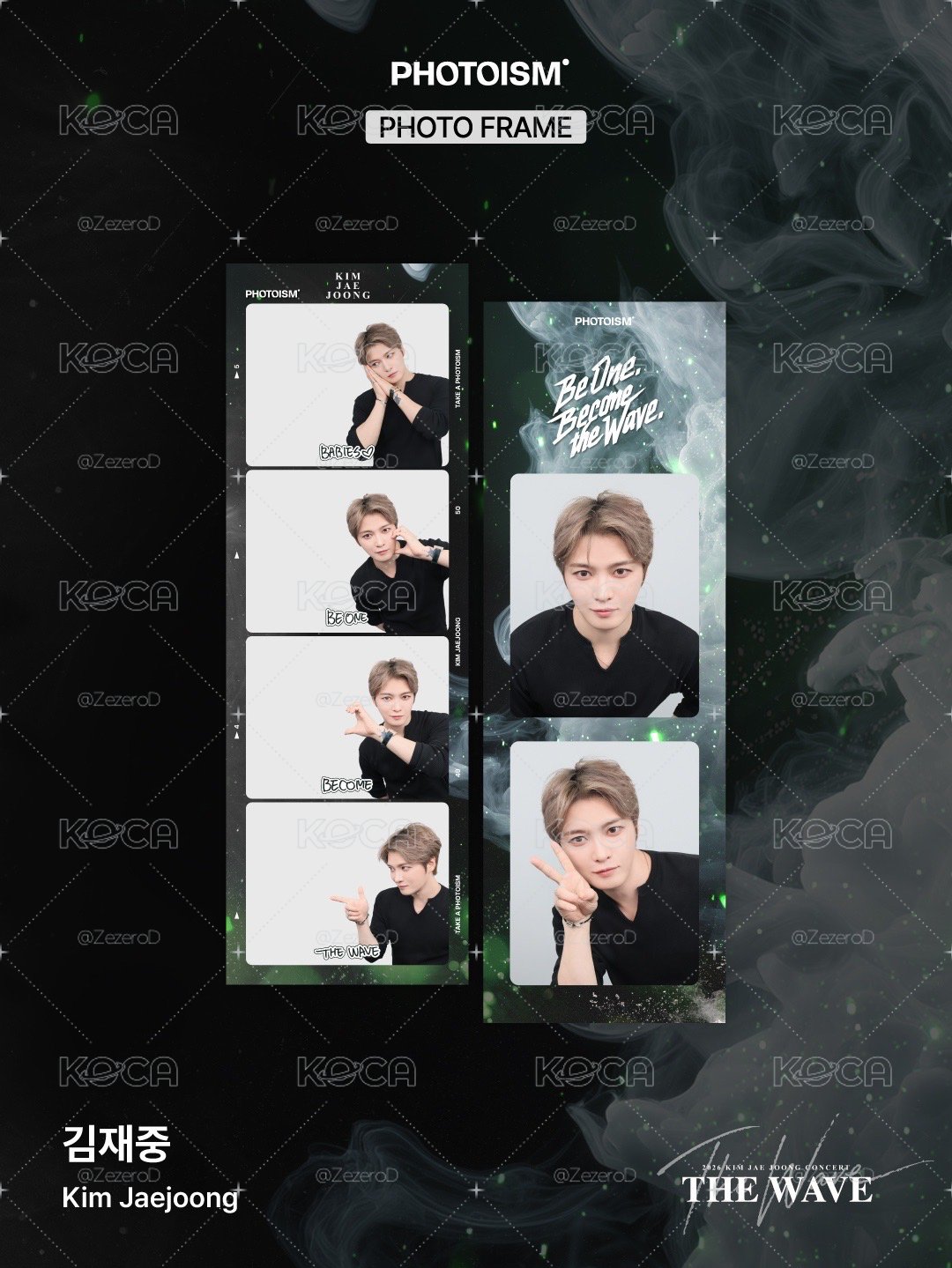 Kim Jaejoong X snapism X photoism 人生四格卡 代印
