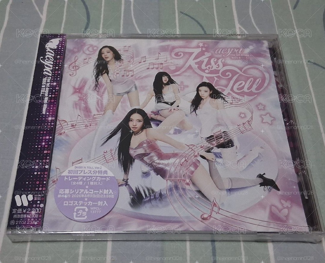 全新未拆 KISS N TELL KISS N TELL Ver. 專輯