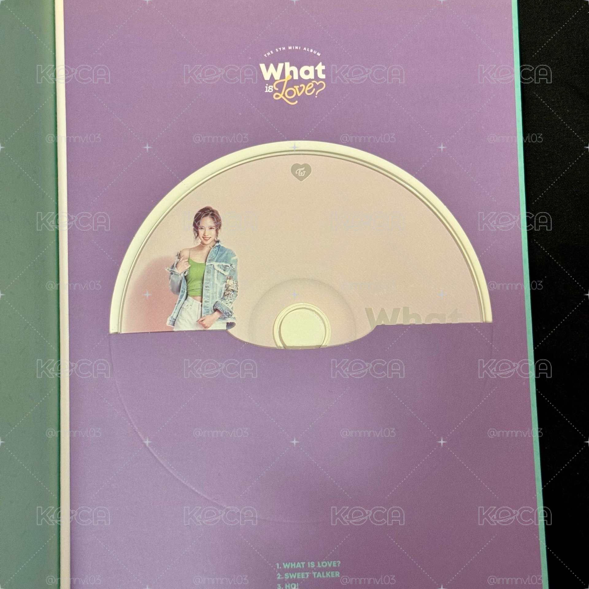 TWICE｜what is love 已拆全專少一張卡