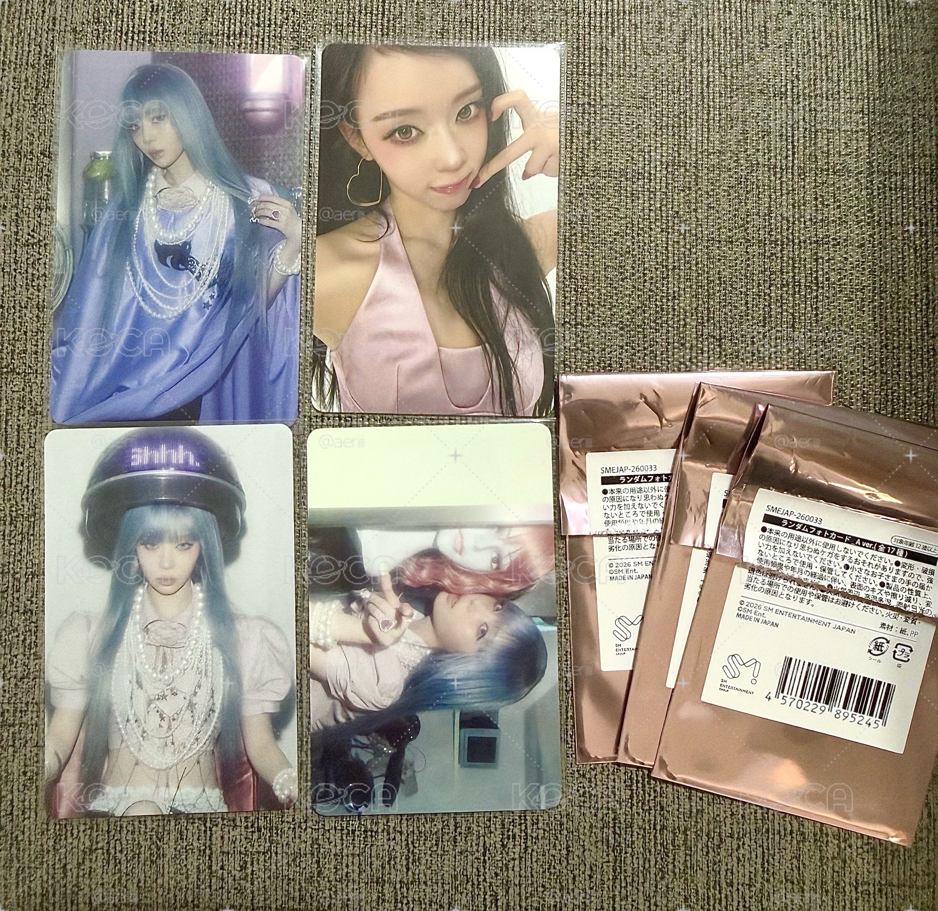 aespa 快閃隨機冬 K版冬 ❗️有損❗️