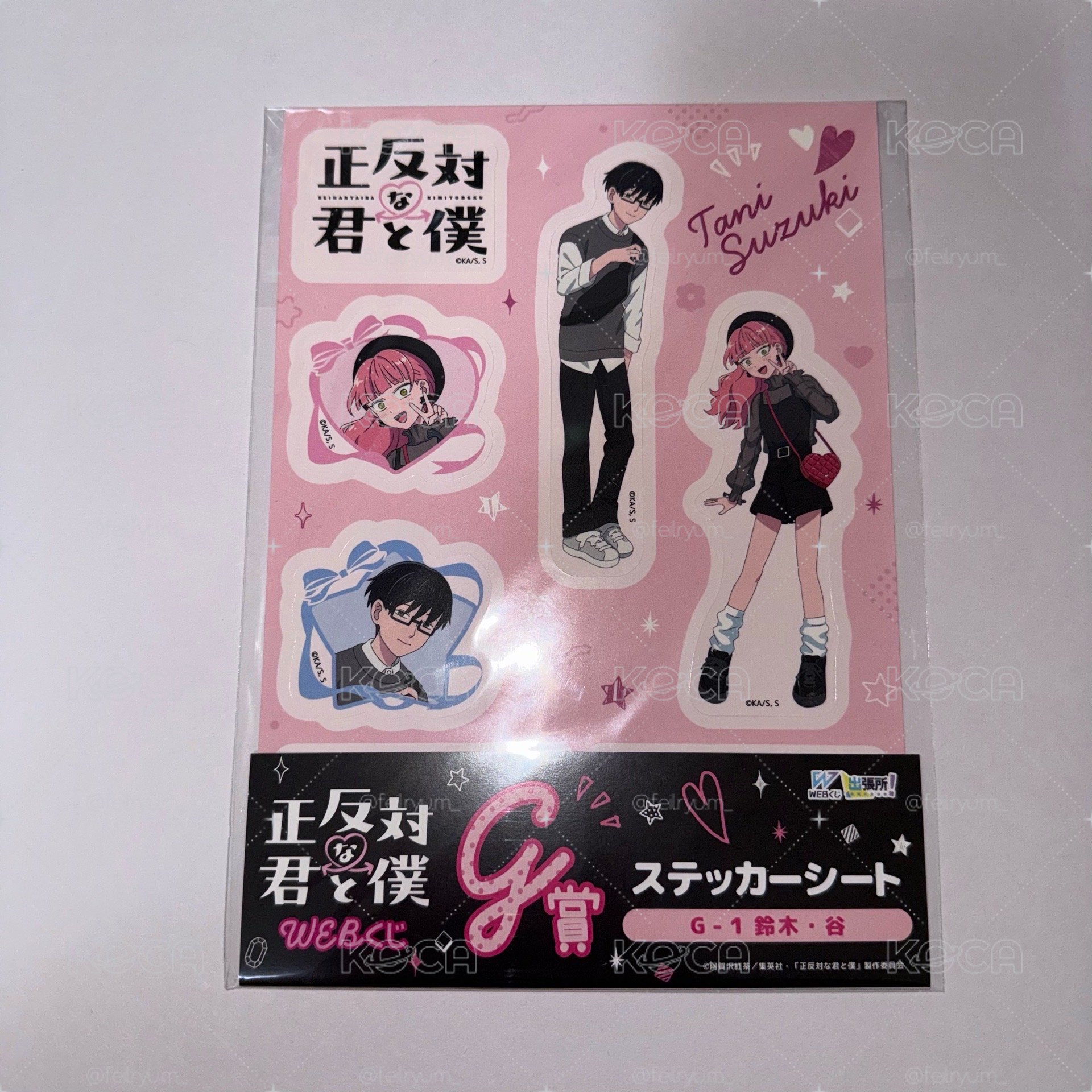 相反的你和我🔁<WEB一番賞>D~G賞｜鈴木·谷set