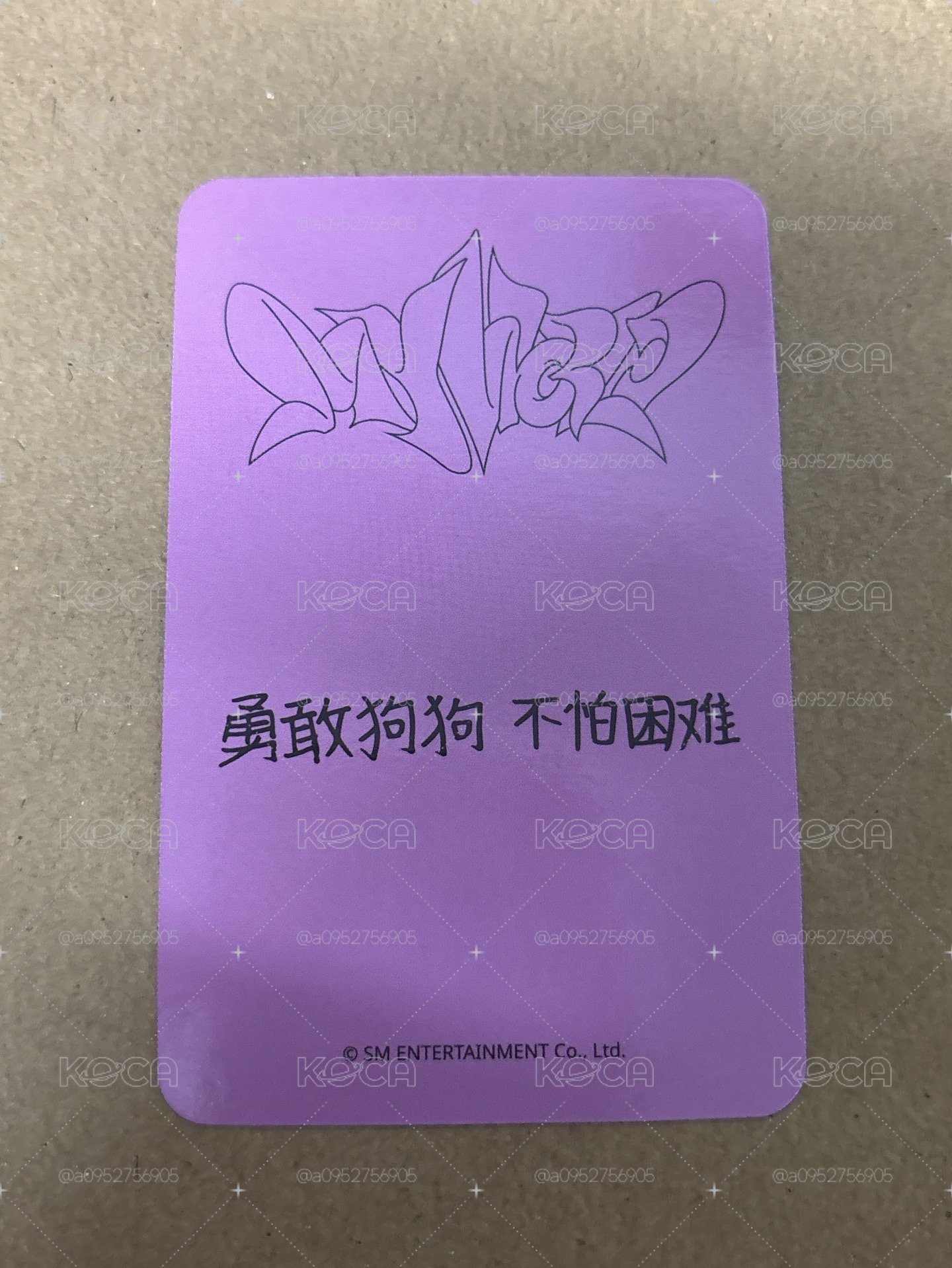 MY WORLD sr 特典卡 星河預售B冬