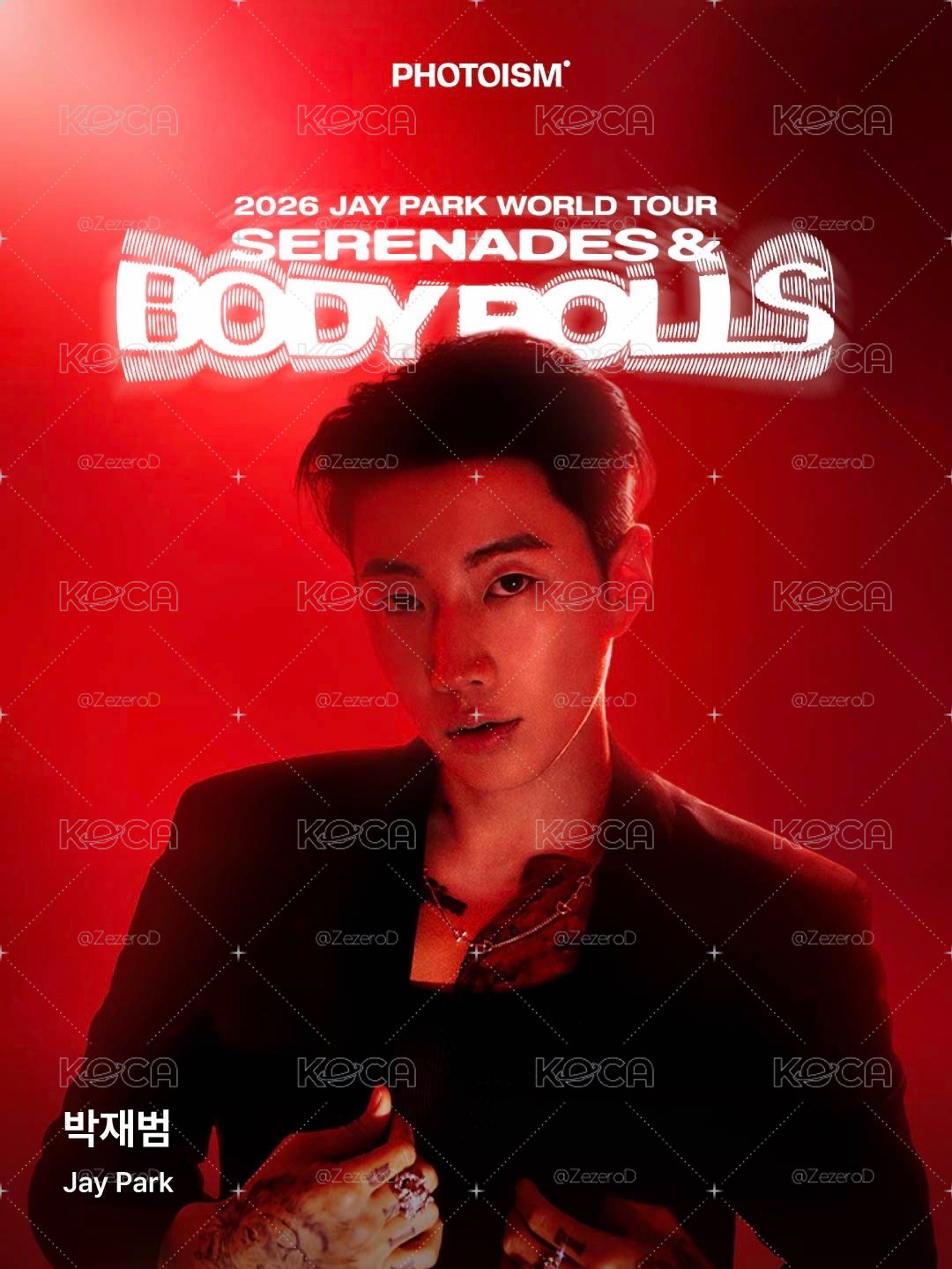 Jay Park X photoism 人生四格卡 代印 1組兩張