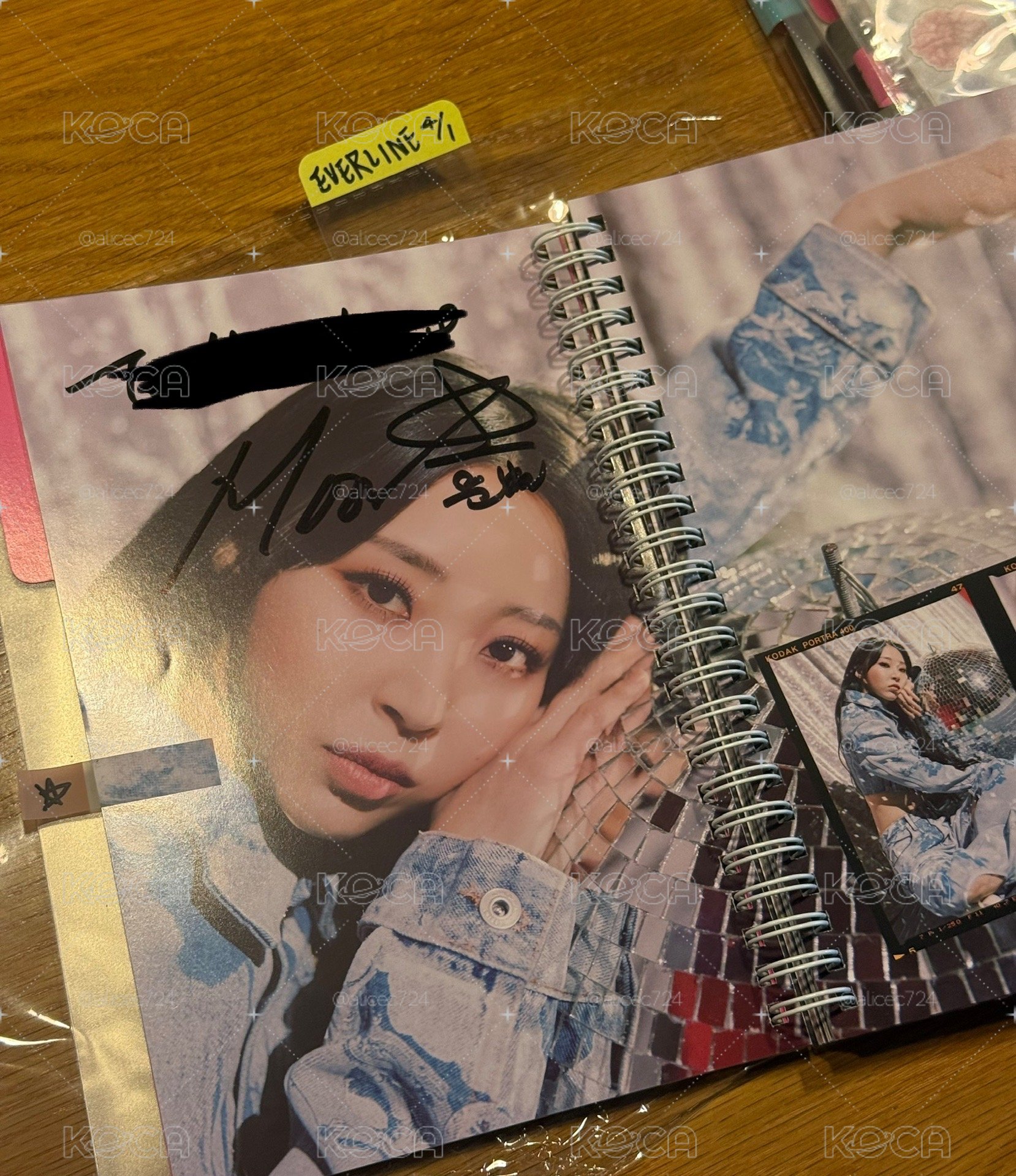 Mamamoo+ 簽專 親筆簽名 日月