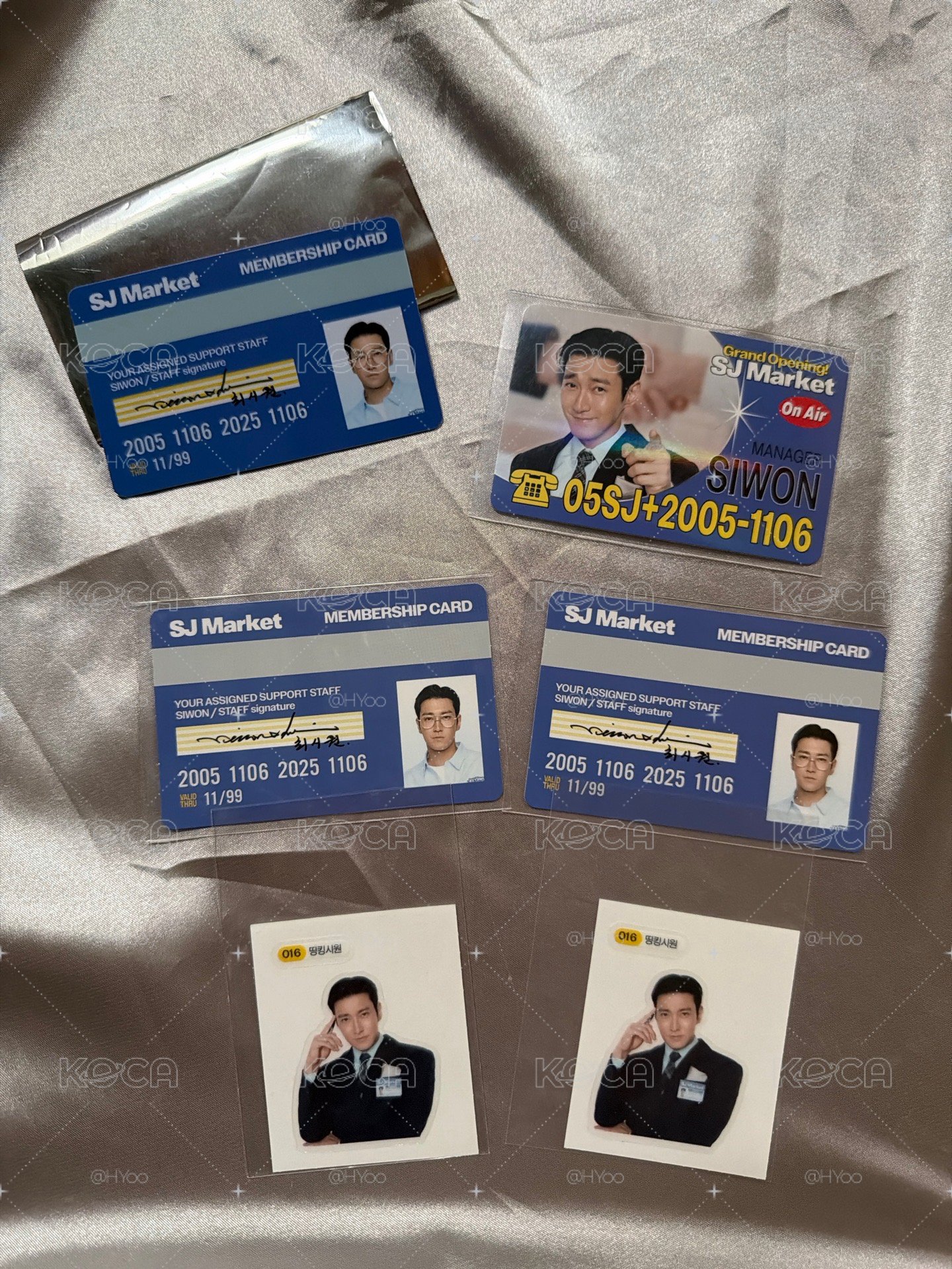 SJ Market 始源 小卡 電話卡 入場卡