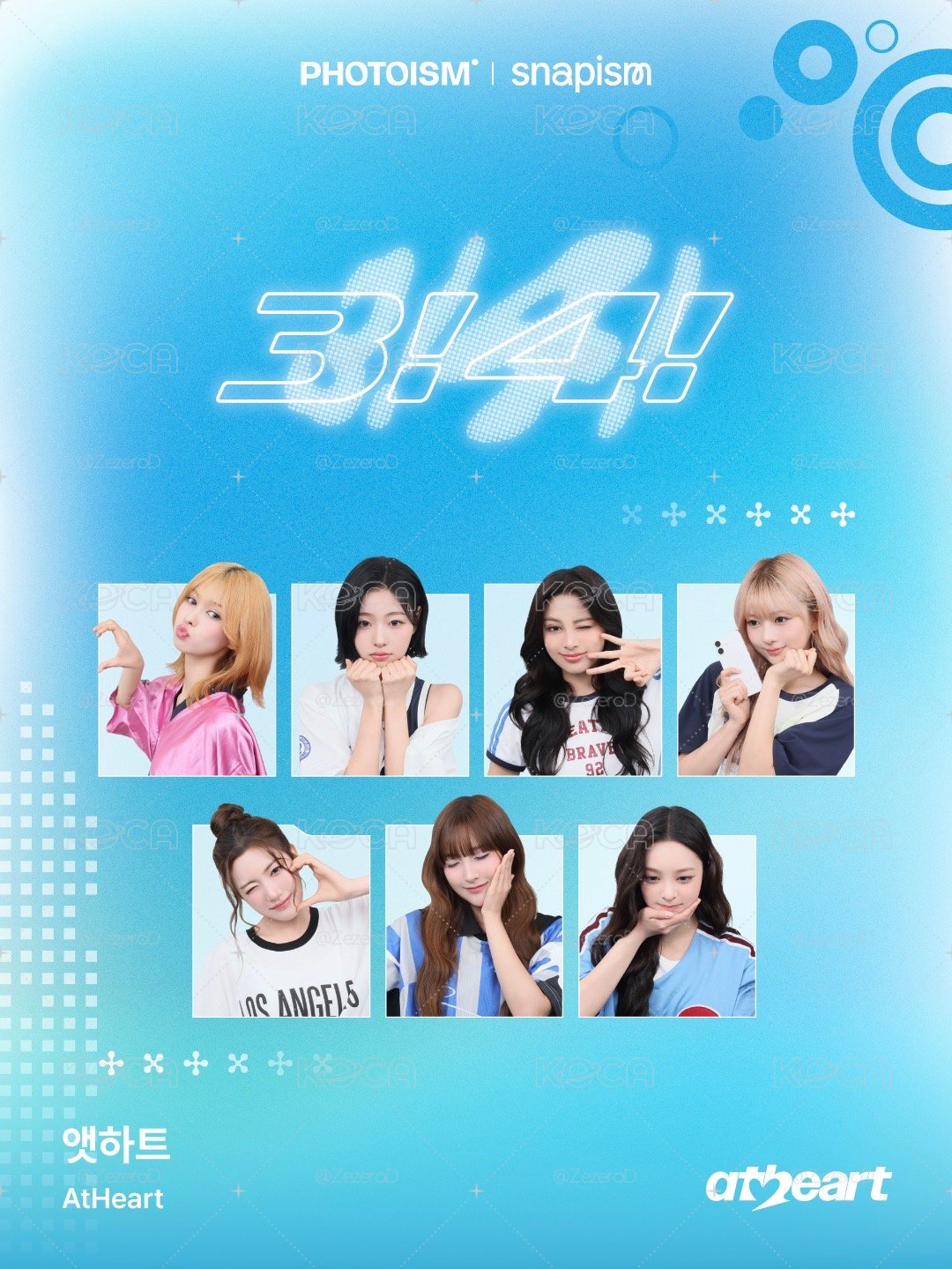 AtHeart 3!4! X snapism X photoism 人生四格卡 代印 