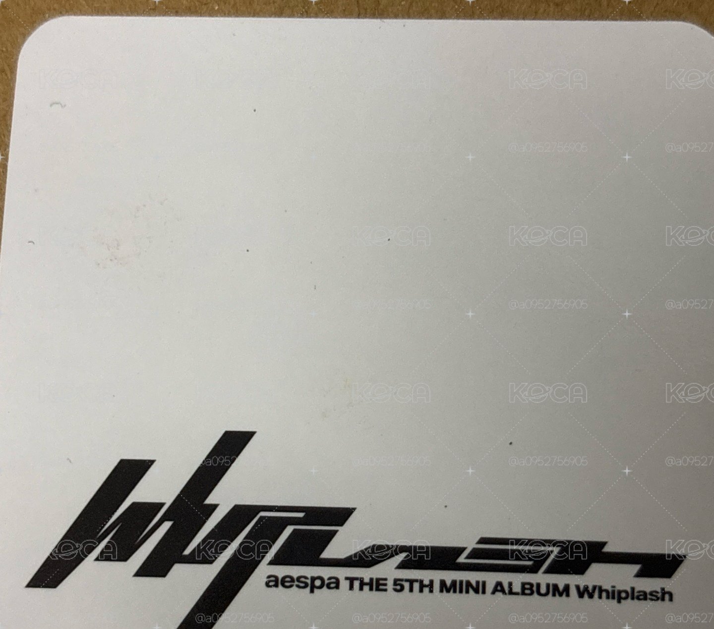 （瑕）Whiplash ms 簽售卡 簽售柚