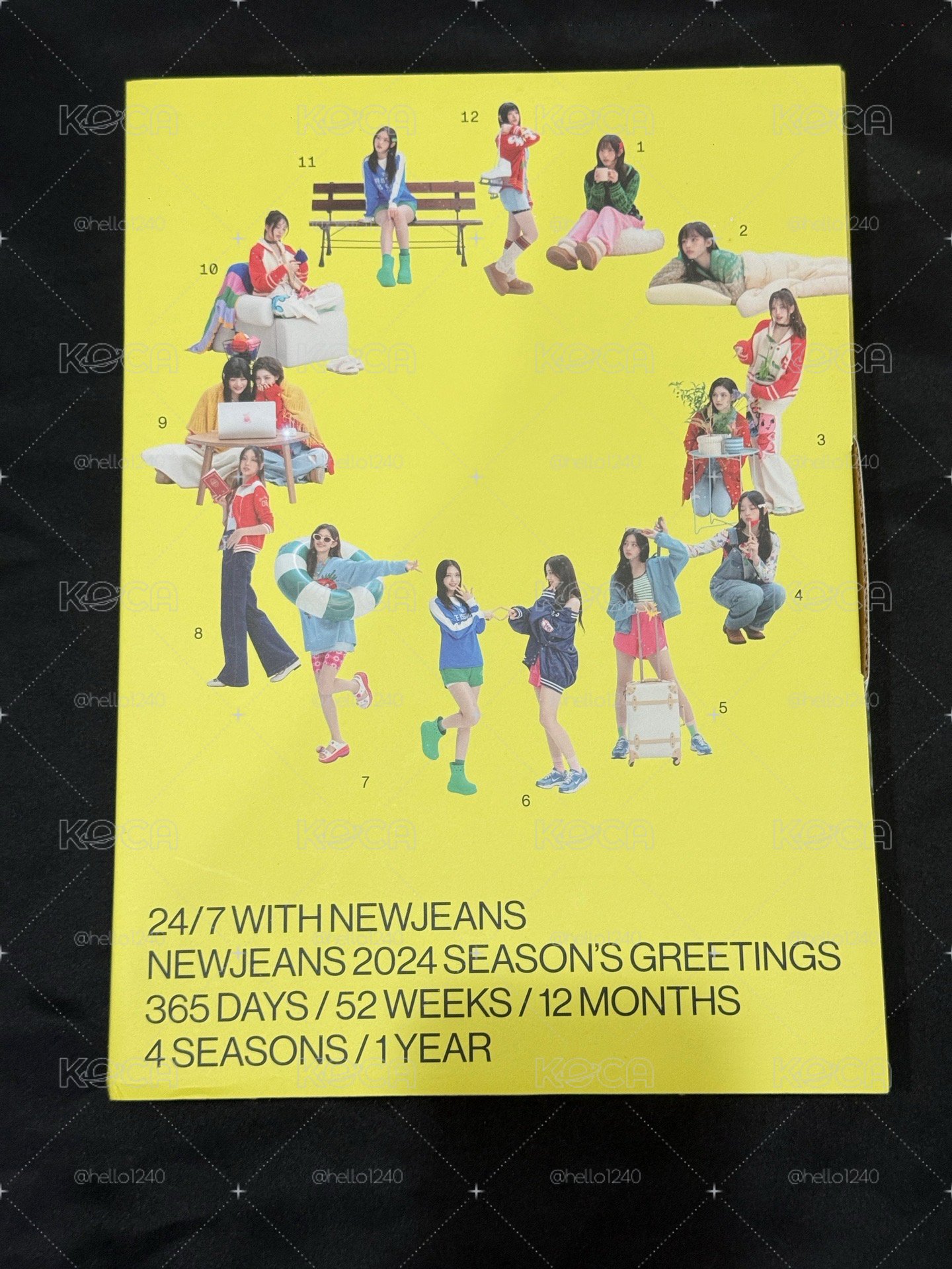 NewJeans 2024年曆