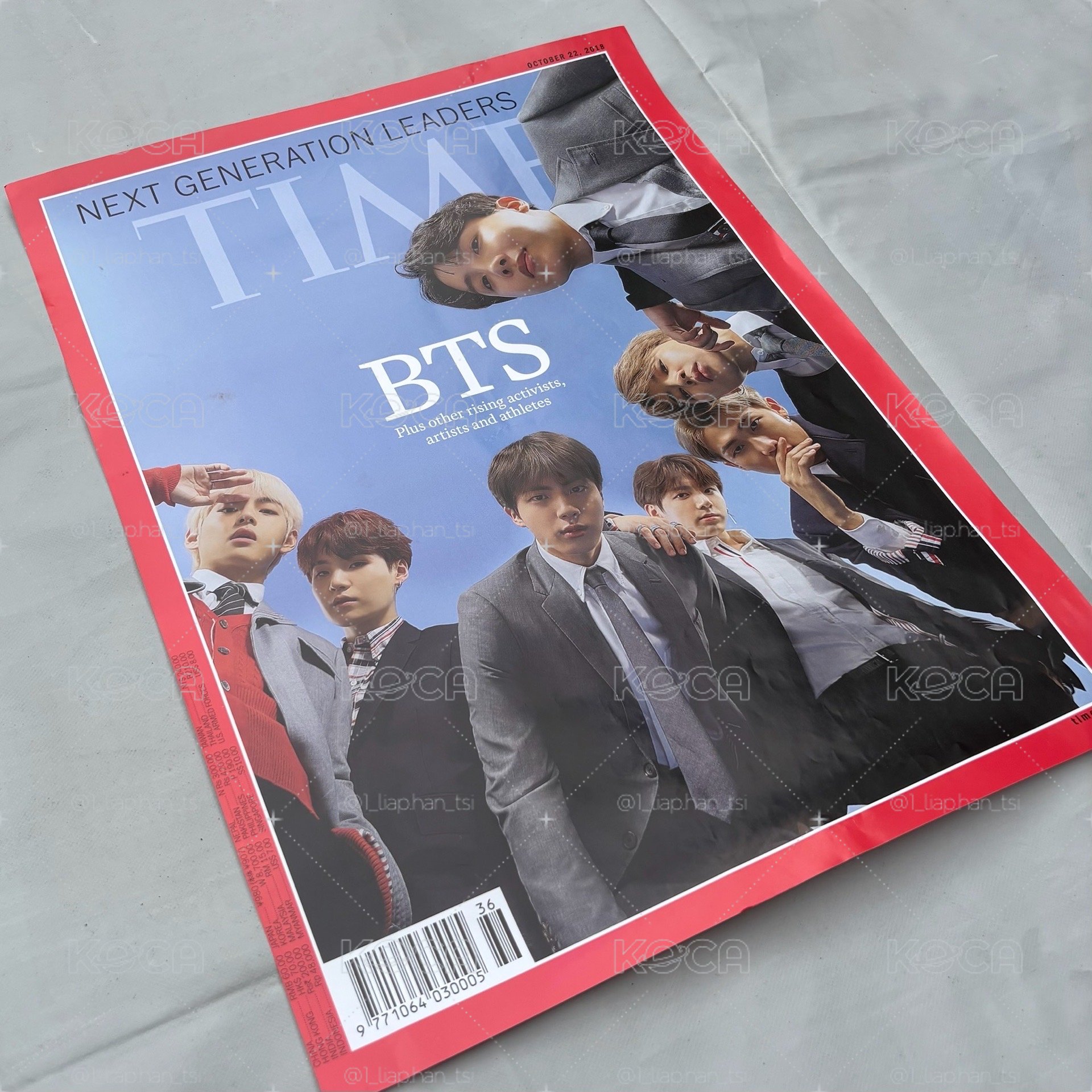 🎁BTS 2018 TIME雜誌封面海報