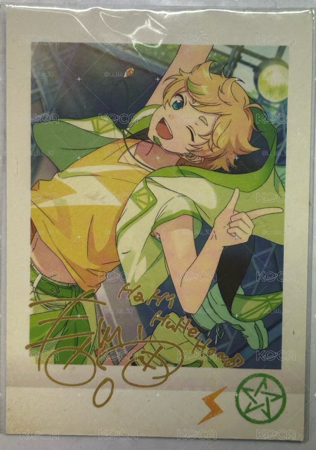 偶像夢幻祭 2014年古董官方週邊（多朱櫻司）安利美特購入無盜版