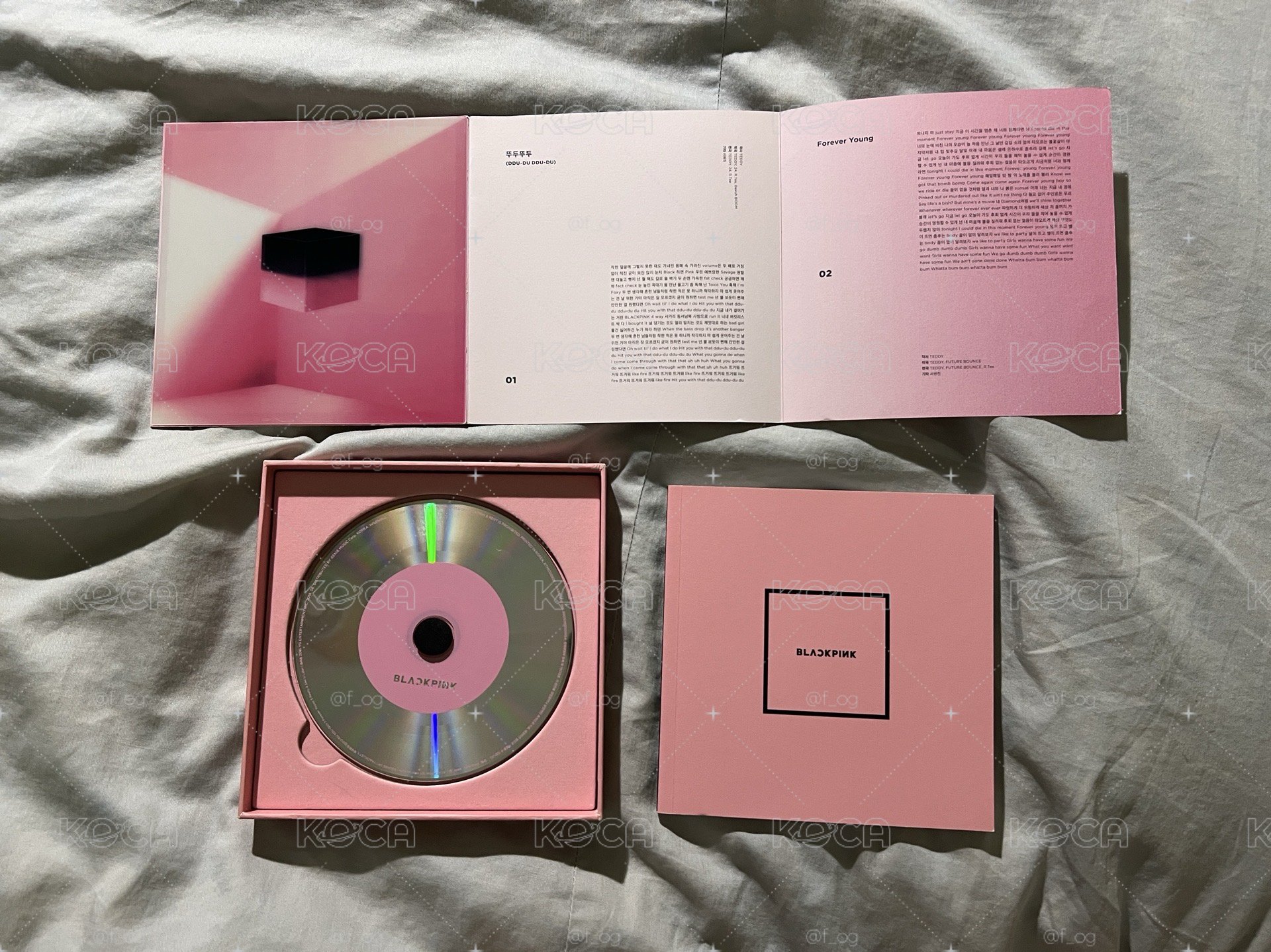 blackpink Square One 專輯 空專