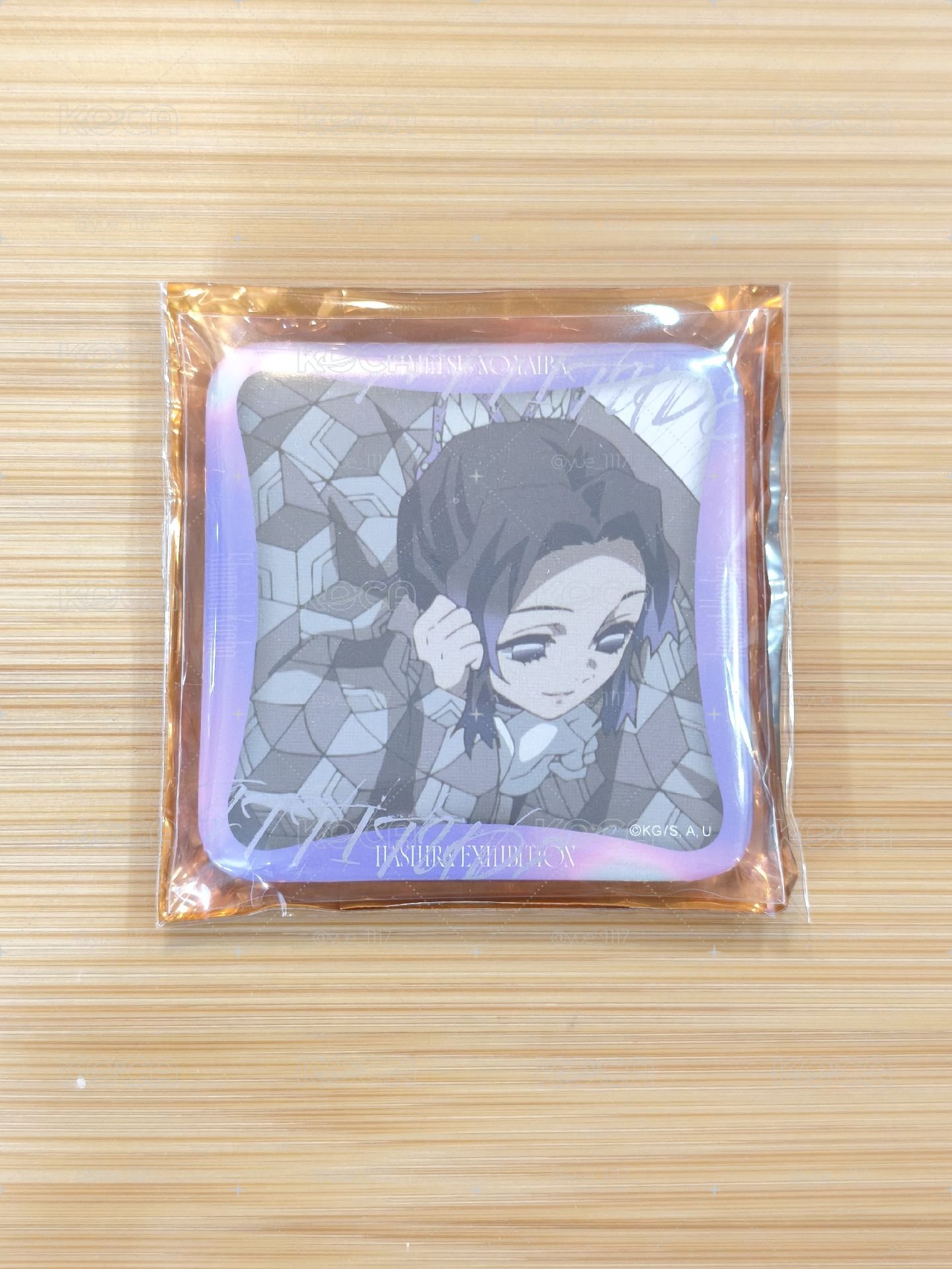 鬼滅之刃 胡蝶忍 柱展 方徽章 義勇抱忍
