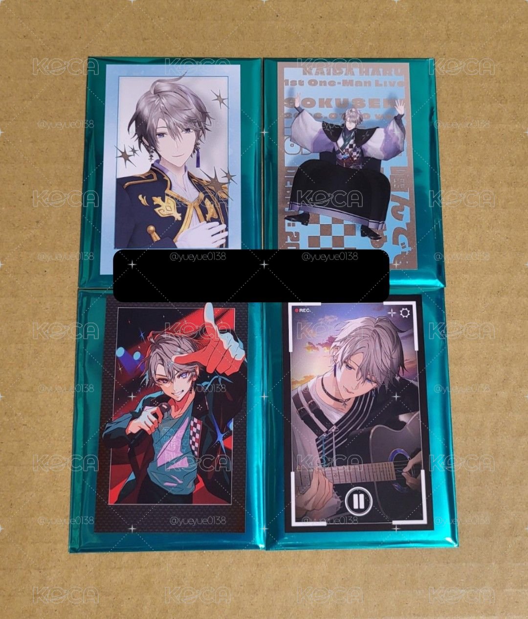 甲斐田晴 足跡 拍立得*4
