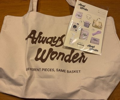 Alays wonder 限量洗衣袋托特包+貼紙