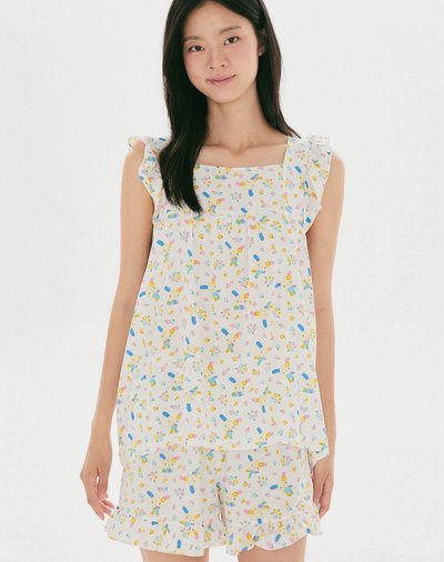 SPAO 花小兔 無袖睡衣
