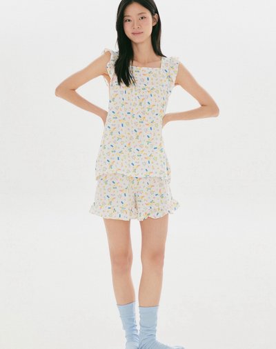 SPAO 花小兔 無袖睡衣