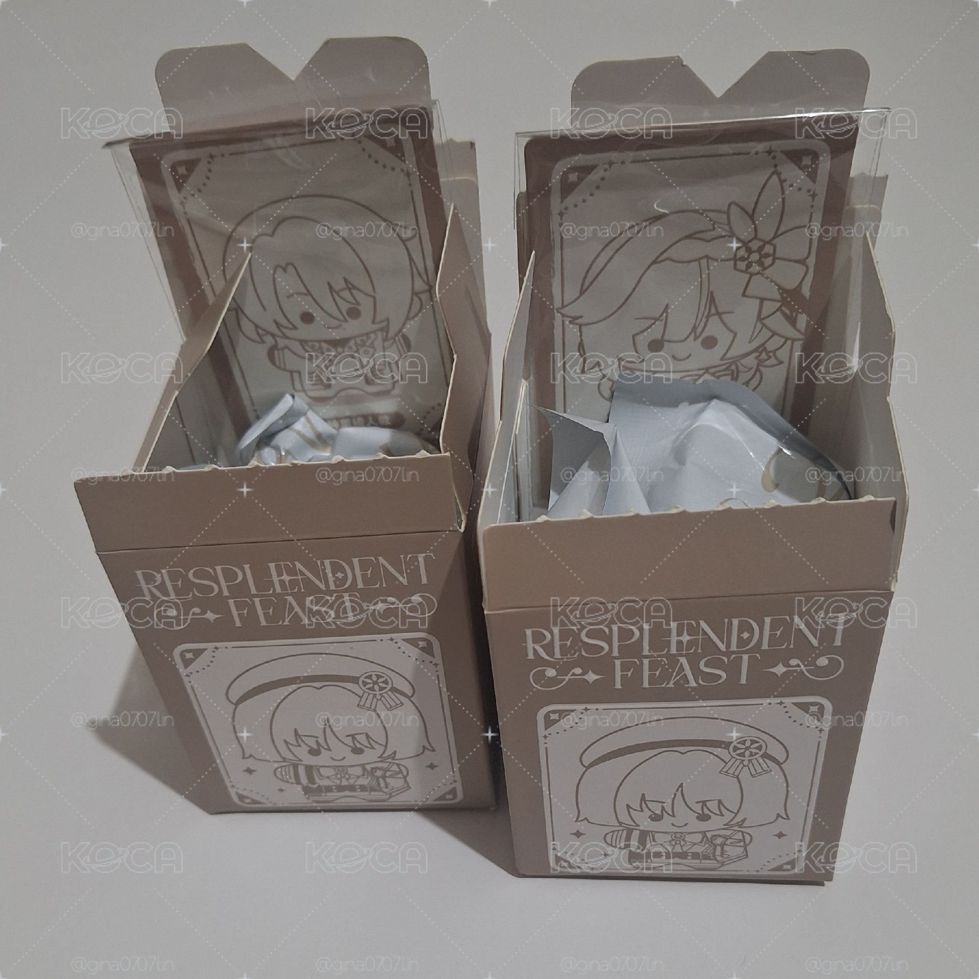 【原神官方商品】璀夜華宴系列Q版毛絨掛件 神里綾人/優菈 Genshin