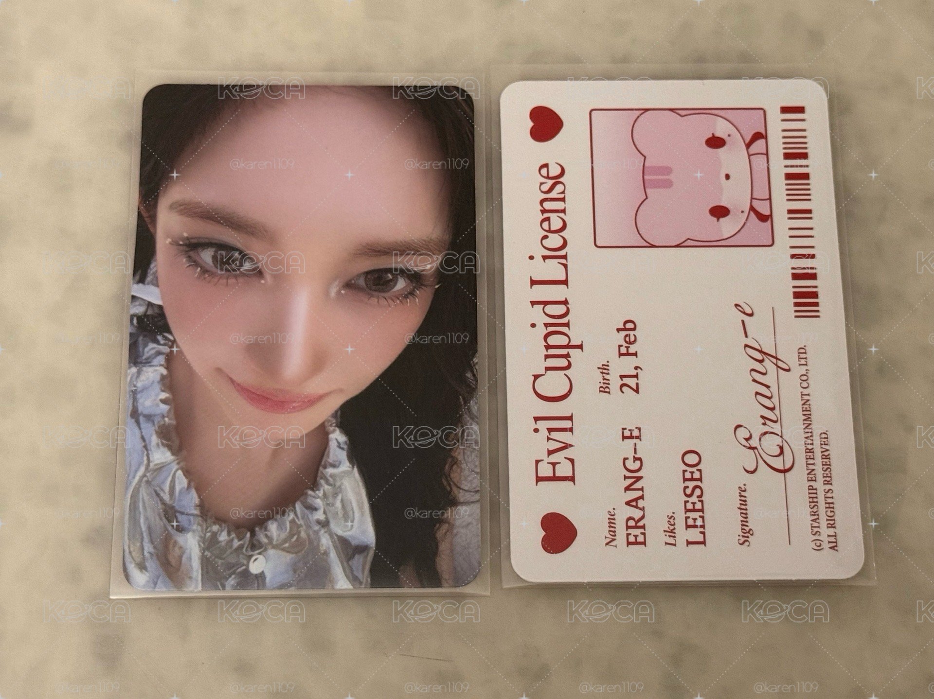 IVE 李瑞 SECRET 專輯卡 EVIL CUPID ver.