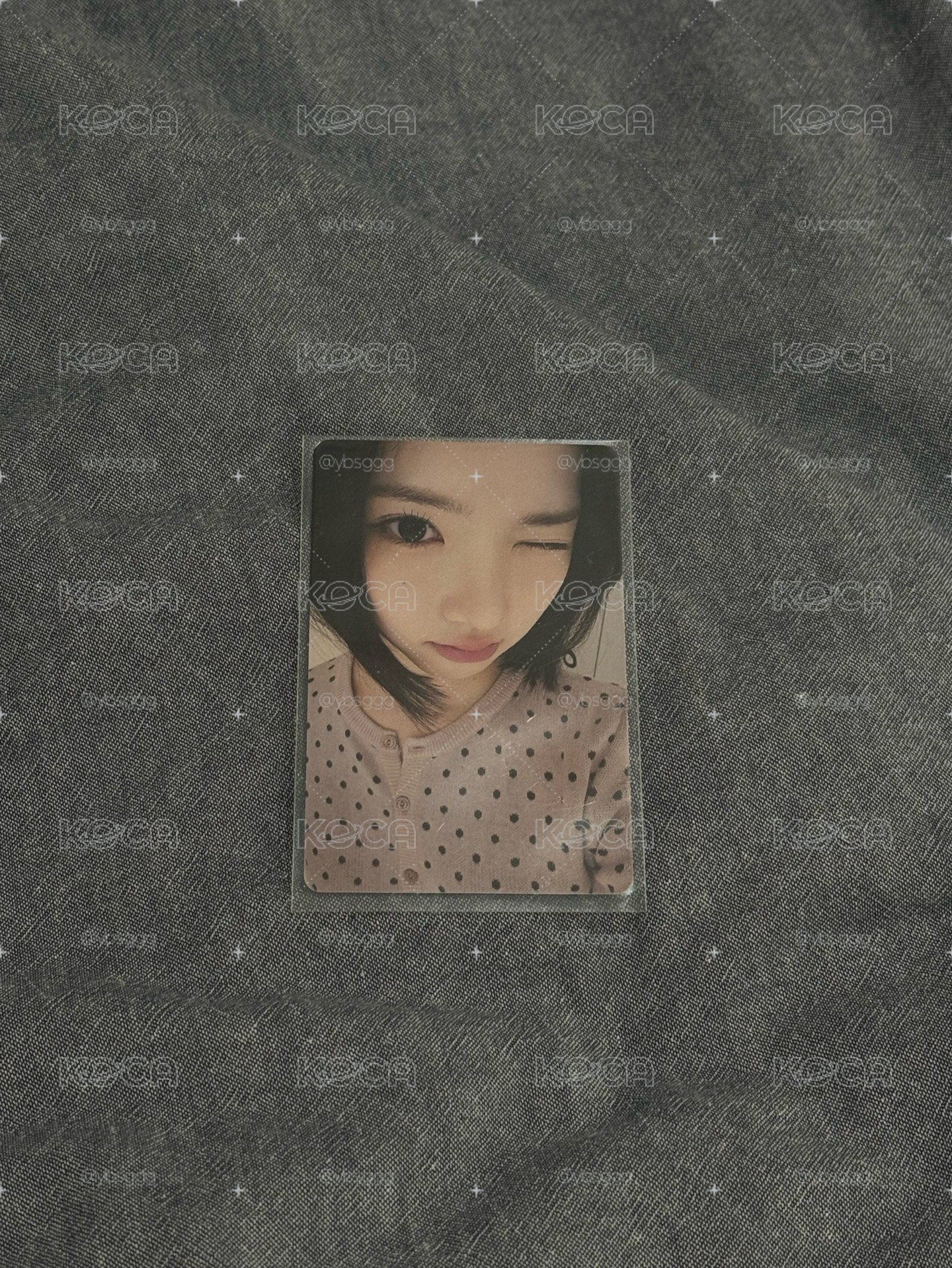 Jiwoo/單一 yzy 線上2.0 簽售卡 