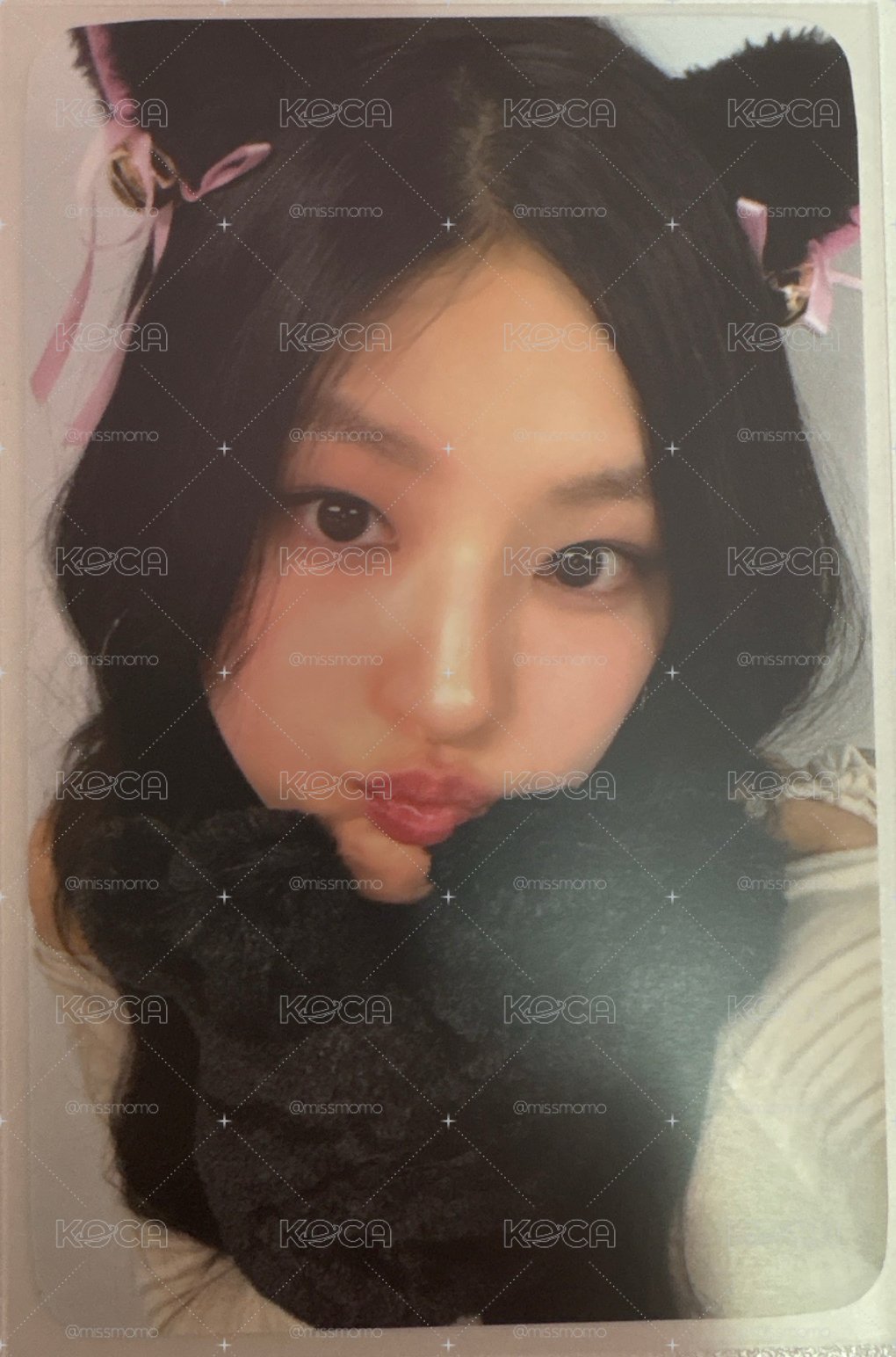 KISS OF LIFE Haneul 迷四 mu 2.0線上 簽售卡 貓咪 ver.