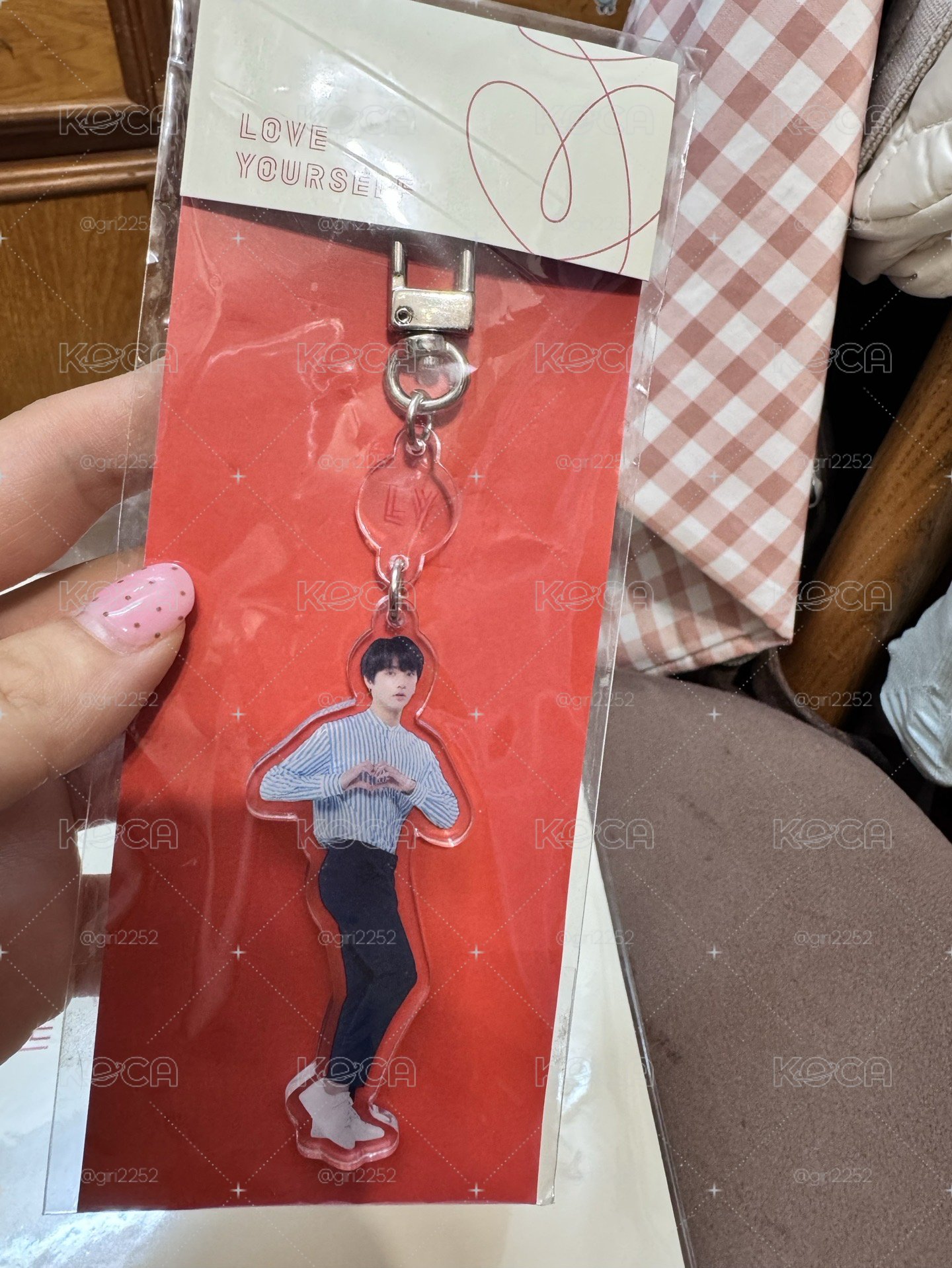 bts LY tour 柾國吊飾