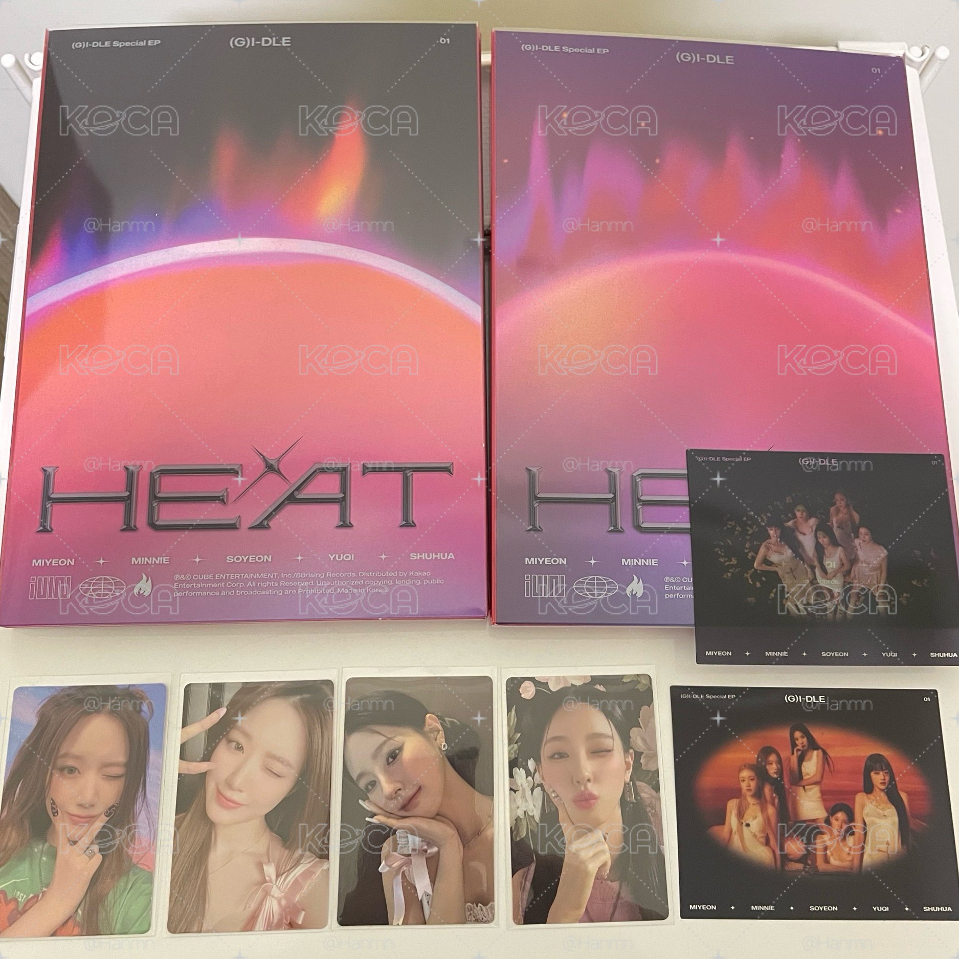 i-dle 英專 HEAT 已拆 全專 兩本不拆售
