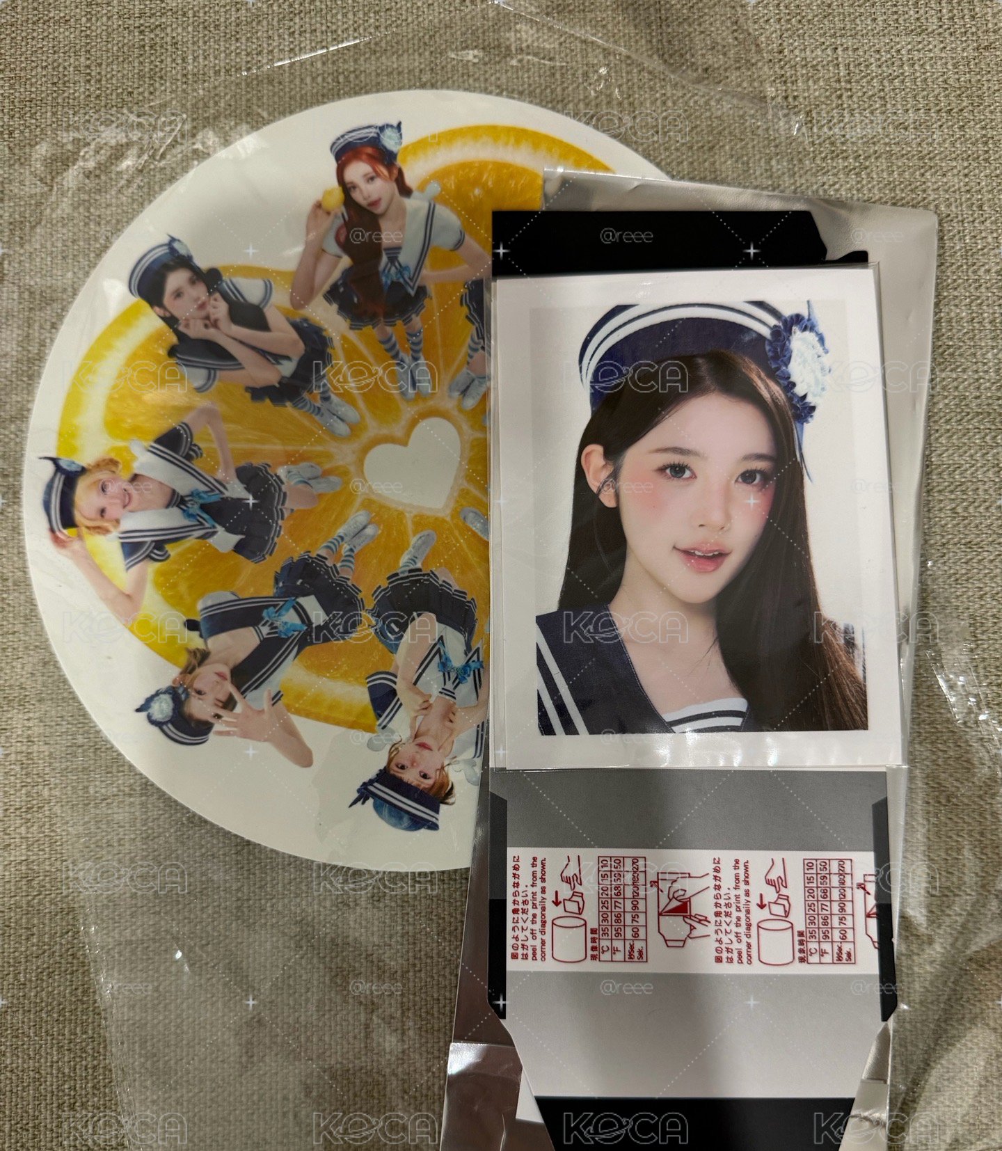 Ana 撕拉片+團扇 