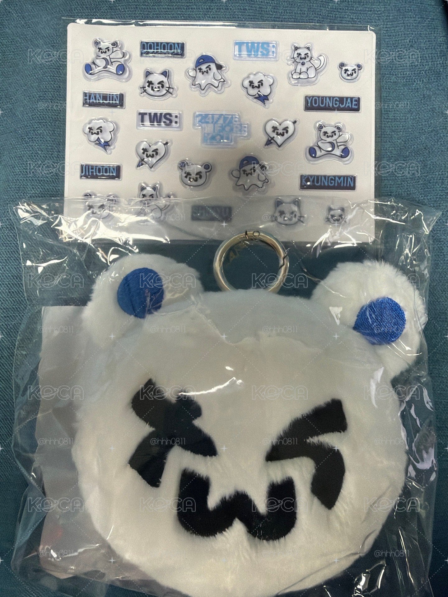 TWS 日巡零錢包/立體貼紙