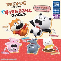 扭蛋系列 公仔 摔倒系列扭蛋